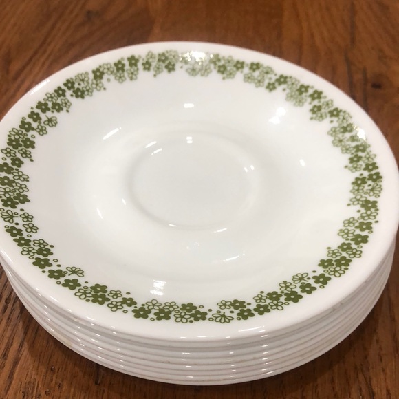 Corelle Dining Vintage Lazy Daisy Corelle Set Of 8 Saucers Poshmark